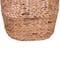 Household Essentials 17.5" Woven Natural Hyacinth Basket with Handles